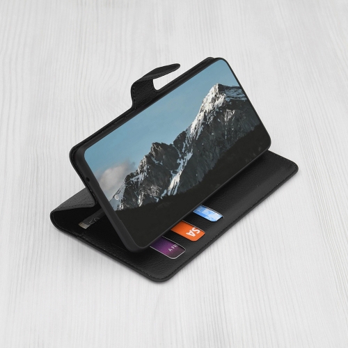 Калъф тефтер Techsuit Leather Folio за Xiaomi 15 Ultra, Черен