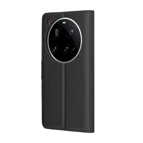 Калъф тефтер Techsuit Leather Folio за Xiaomi 15 Ultra, Черен