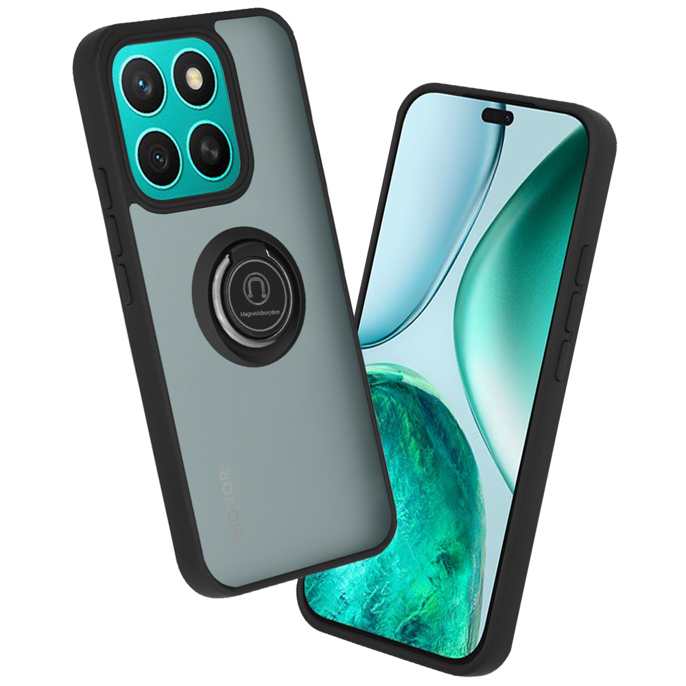 Удароустойчив калъф Techsuit Glinth за Honor X8c, Черен