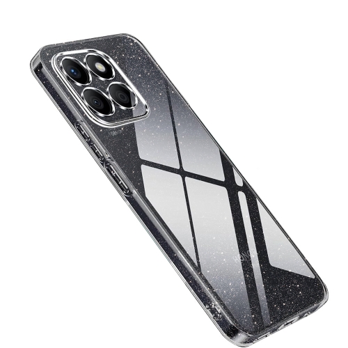 Силиконов калъф Techsuit SparkleSkin за Honor X8c, Прозрачен