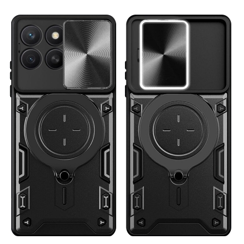 Удароустойчив калъф Techsuit Camguard pro за Honor X8c, Черен