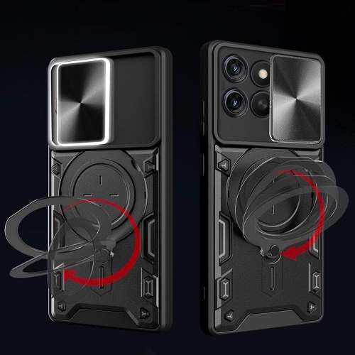 Удароустойчив калъф Techsuit Camguard pro за Honor X8c, Черен