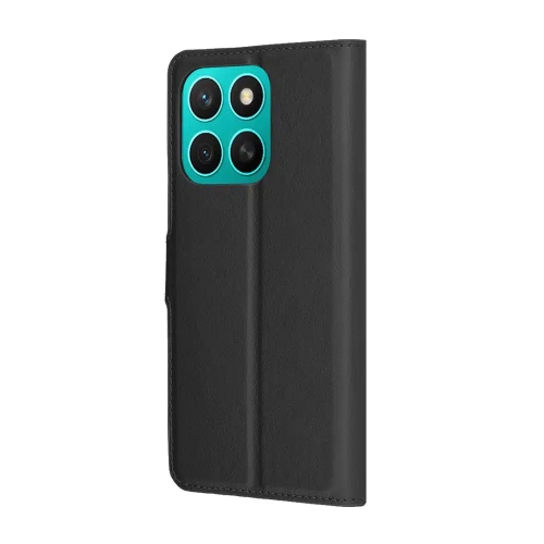 Калъф тефтер Techsuit Leather Folio за Honor X8c, Черен