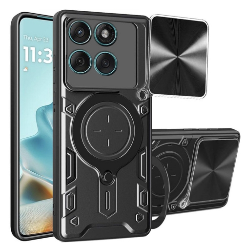 Удароустойчив калъф Techsuit Camguard pro за Motorola Edge 60 / Edge 60 Fusion, Черен
