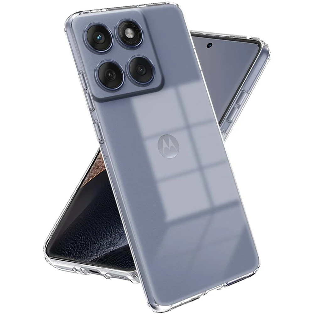 Силиконов калъф Techsuit за Motorola Edge 60 / Edge 60 Fusion, Прозрачен