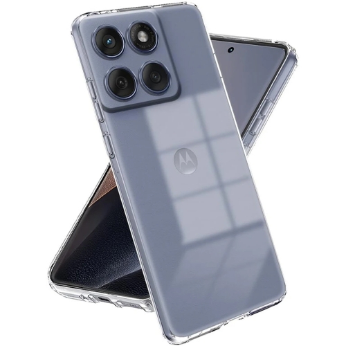 Силиконов калъф Techsuit за Motorola Edge 60 / Edge 60 Fusion, Прозрачен