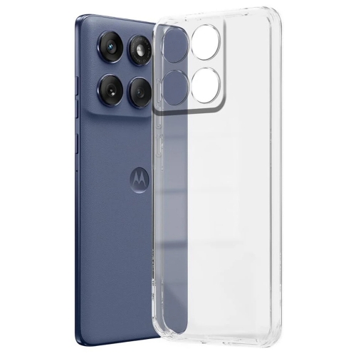 Силиконов калъф Techsuit за Motorola Edge 60 / Edge 60 Fusion, Прозрачен