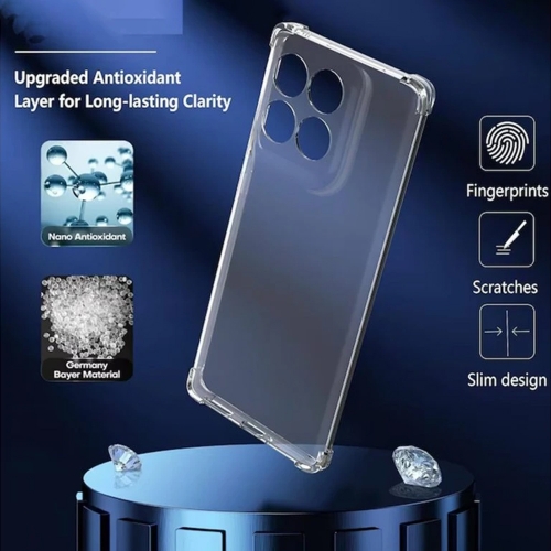 Силиконов калъф Techsuit Shockproof за Motorola Edge 60 / Edge 60 Fusion, Прозрачен