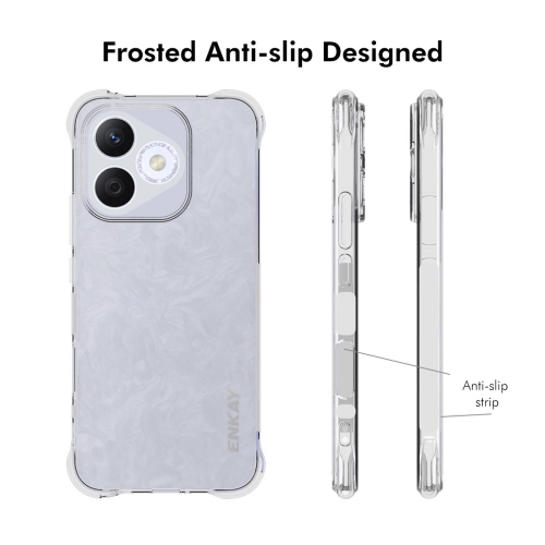Силиконов калъф ENKAY Anti-Drop за Huawei Honor 400 Lite, Прозрачен