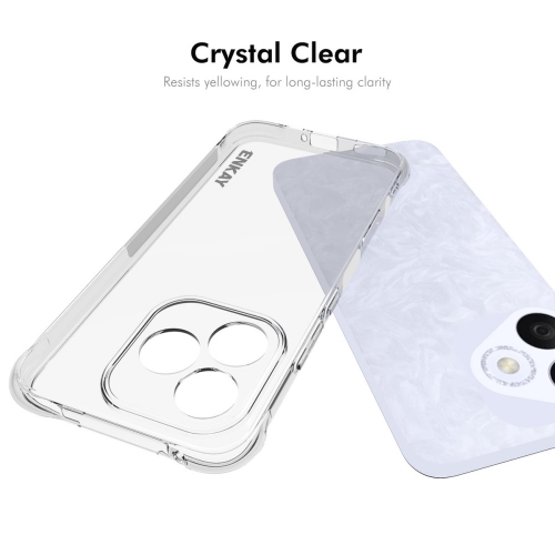 Силиконов калъф ENKAY Anti-Drop за Huawei Honor 400 Lite, Прозрачен