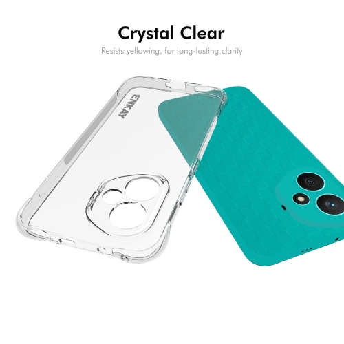 Силиконов калъф ENKAY Anti-Drop за Huawei Honor 400, Прозрачен
