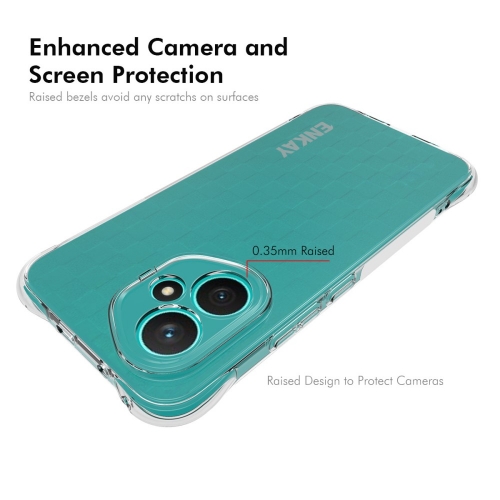 Силиконов калъф ENKAY Anti-Drop за Huawei Honor 400, Прозрачен