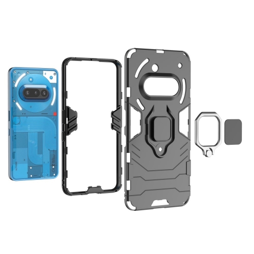 Удароустойчив Калъф Hybrid Cover за Nothing Phone (3a), Черен