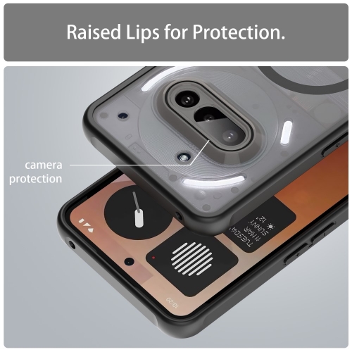 Удароустойчив калъф MagSF Anti Drop за Nothing Phone (3a), Черен