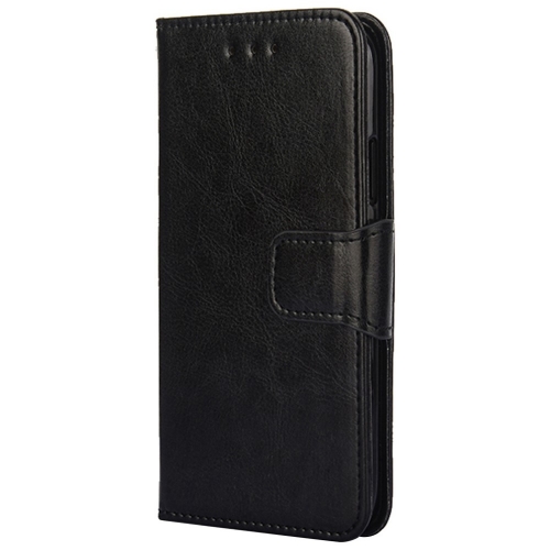 Калъф Тефтер Crazy Horse Leather за TCL 505, Черен
