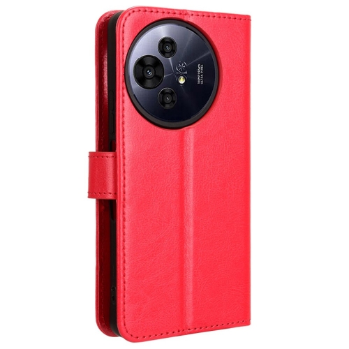 Калъф Тефтер Crazy Horse за TCL 50 Pro Nxtpaper 5G, Червен