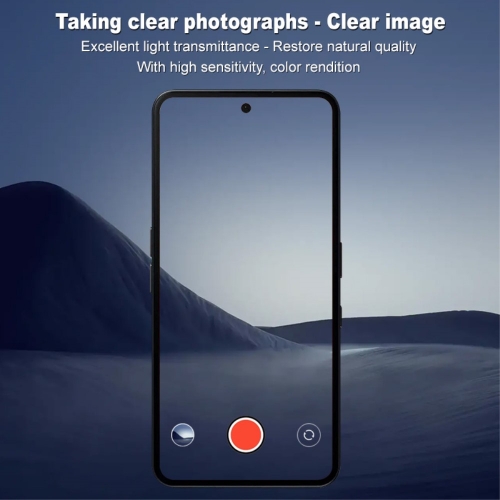 Стъклен Протектор IMAK за камера на Nothing Phone (3a) Pro, Черен