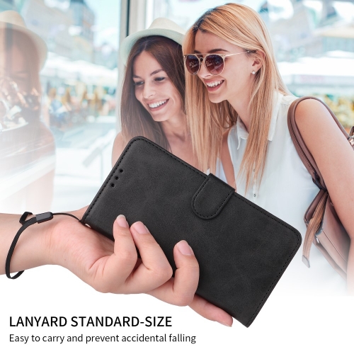 Калъф тефтер Wallet Stand Leather за Honor 400 Lite, Черен
