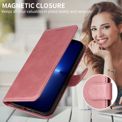 Калъф тефтер Wallet Stand Leather за Honor 400 Lite, Розов