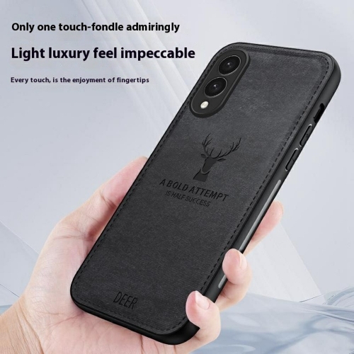 Удароустойчив калъф Soft Deer за Samsung Galaxy S25 Edge, Черен