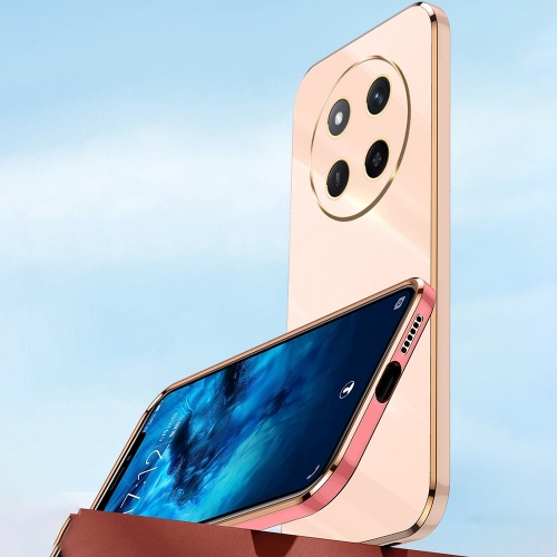 Силиконов калъф XINLI за Huawei Magic7 Lite, Розов-златист