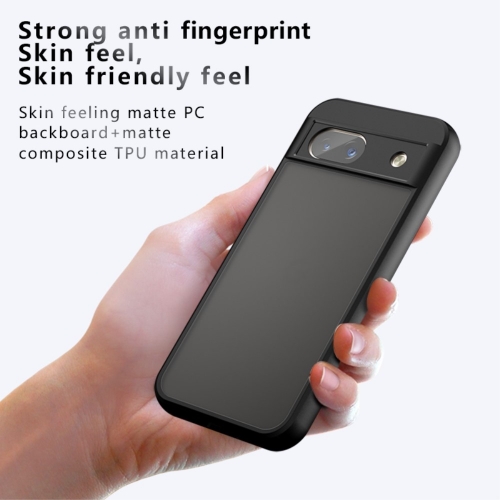 Удароустойчив калъф Shockproof Matte за Google Pixel 8a, Черен
