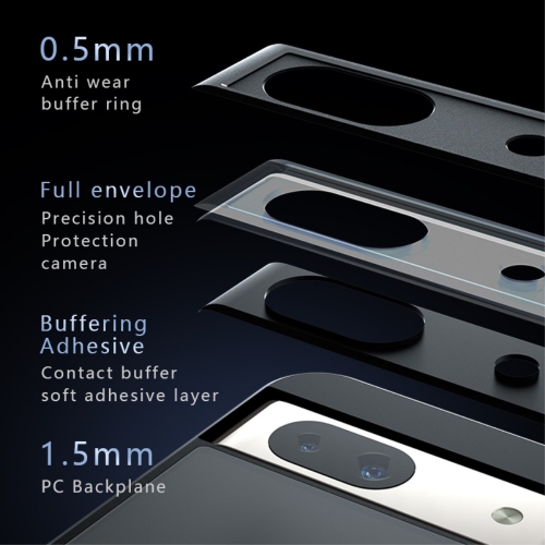 Удароустойчив калъф Shockproof Matte за Google Pixel 8a, Черен