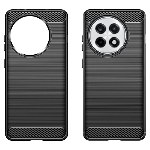 Силиконов калъф Carbon Fiber за OnePlus 13R 5G, Черен