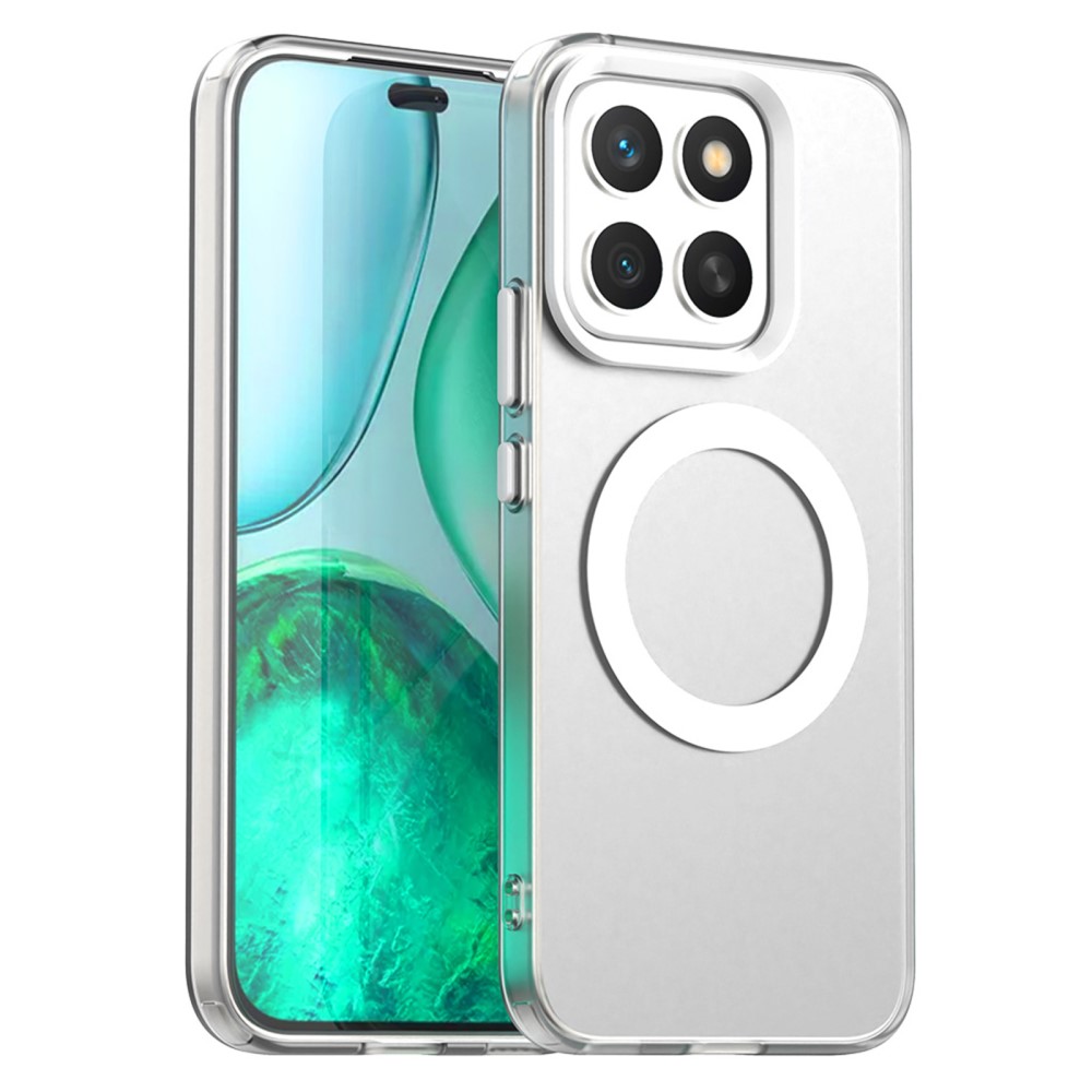 Удароустойчив калъф MagSF Matte Anti Drop за Honor X8c 4G, Бял