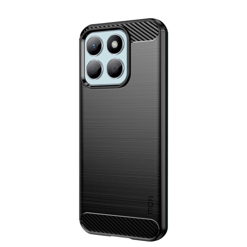 Силиконов калъф MOFI Carbon за  Honor X8c 4G, Черен