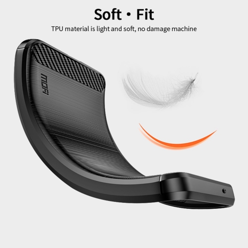Силиконов калъф MOFI Carbon за  Honor X8c 4G, Черен
