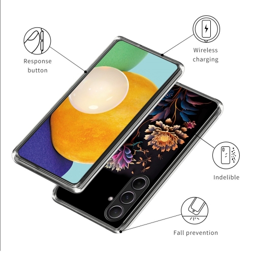 Силиконов калъф за Samsung Galaxy A56 5G, Цветя