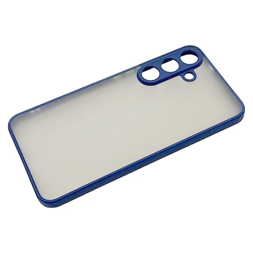 Удароустойчив калъф Color Button Bumper за Samsung Galaxy A56 5G, Син
