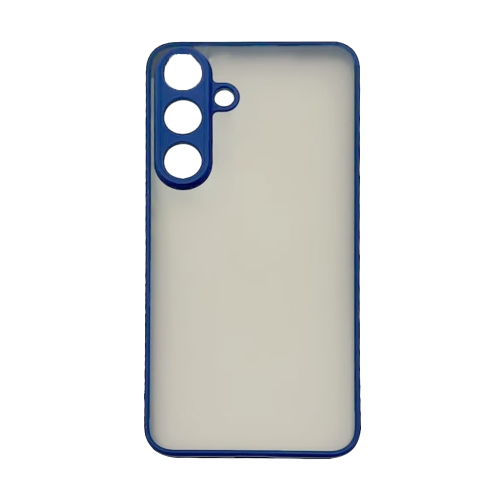 Удароустойчив калъф Color Button Bumper за Samsung Galaxy A56 5G, Син