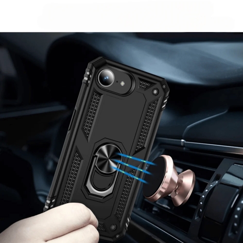 Удароустойчив калъф Hybrid Cover за iPhone 16e/17e, Черен