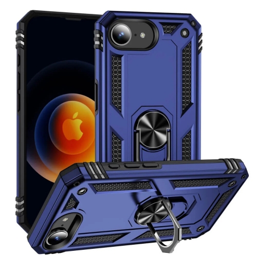 Удароустойчив калъф Hybrid Cover за iPhone 16e/17e, Син
