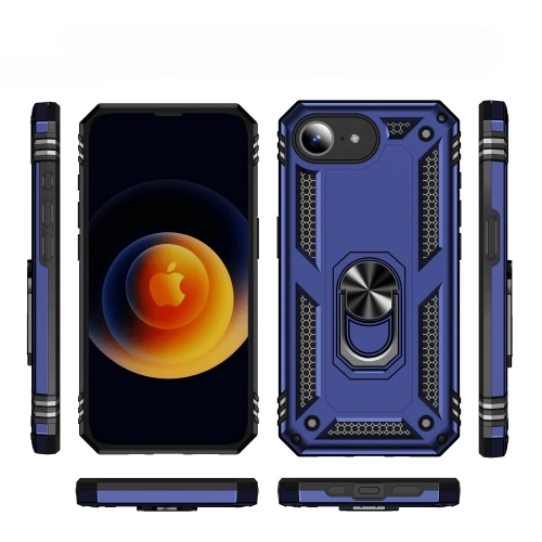Удароустойчив калъф Hybrid Cover за iPhone 16e/17e, Син