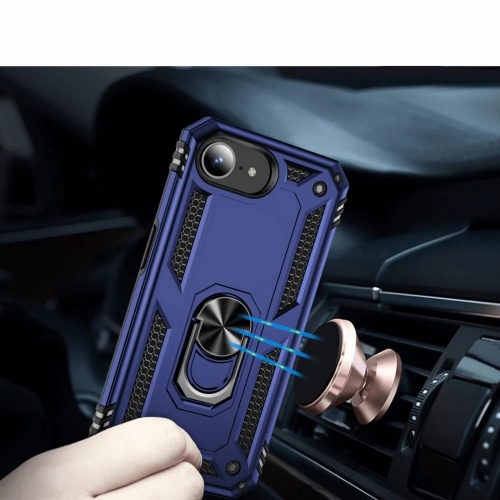 Удароустойчив калъф Hybrid Cover за iPhone 16e/17e, Син