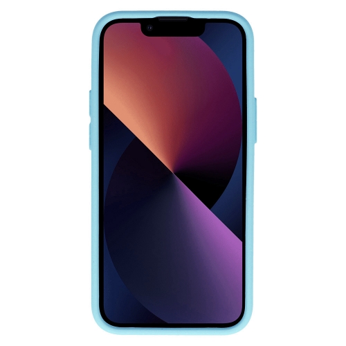 Силиконов калъф Camshield Soft за iPhone 14 Plus, Светло син