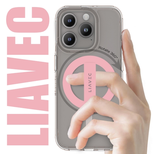 Държач за телефон Liavec Ring MagSF, Розов