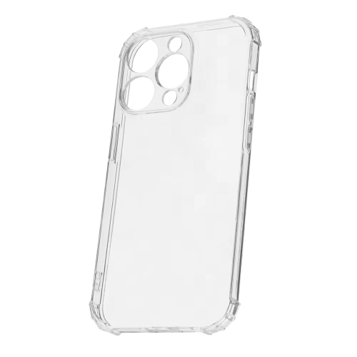 Силиконов калъф Anti Shock за iPhone 15 Pro Max, 1.5mm, Прозрачен