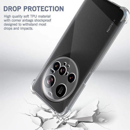 Силиконов калъф Anti Shock за Xiaomi Redmi 15 Ultra, 1.5mm, Прозрачен