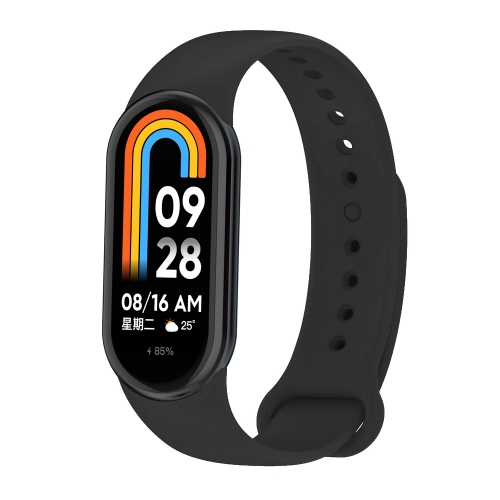 Силиконова каишка за Xiaomi Mi Band 9, Черен