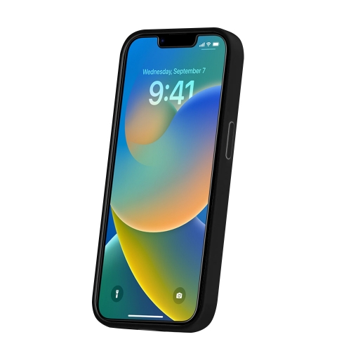 Удароустойчив калъф MagSF Slim Silicone за iPhone 16e/17e, Черен