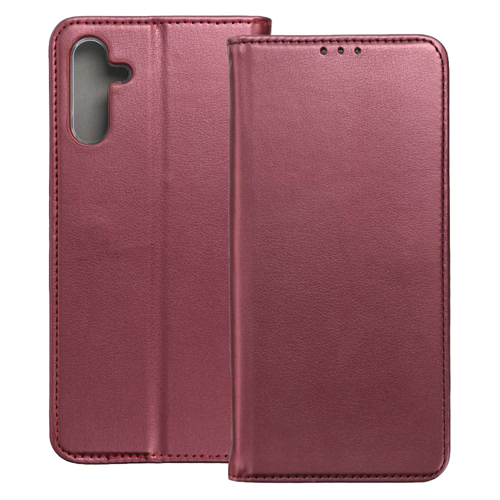 Калъф тефтер Magnetic Book за Samsung Galaxy A05s, Бургунди