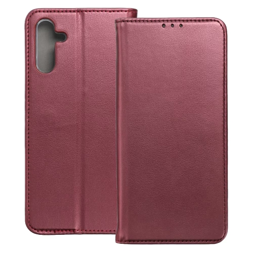 Калъф тефтер Magnetic Book за Samsung Galaxy A05s, Бургунди
