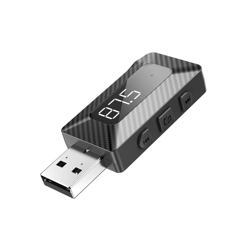 Трансмитер FM XO BCC16 USB Bluetooth MP3, Черен
