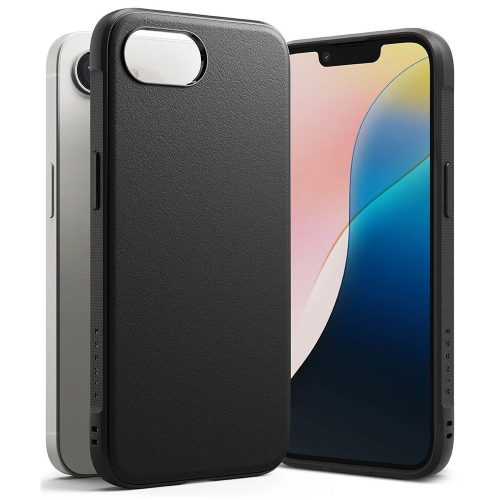 Силиконов калъф Ringke Onyx за iPhone 16e/17e, Черен