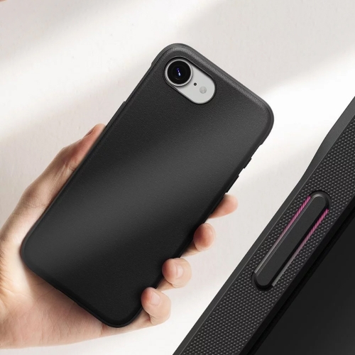 Силиконов калъф Ringke Onyx за iPhone 16e/17e, Черен