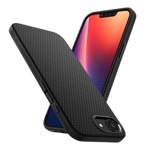 Удароустойчив Калъф Spigen Liquid Air за iPhone 16e/17e, Черен